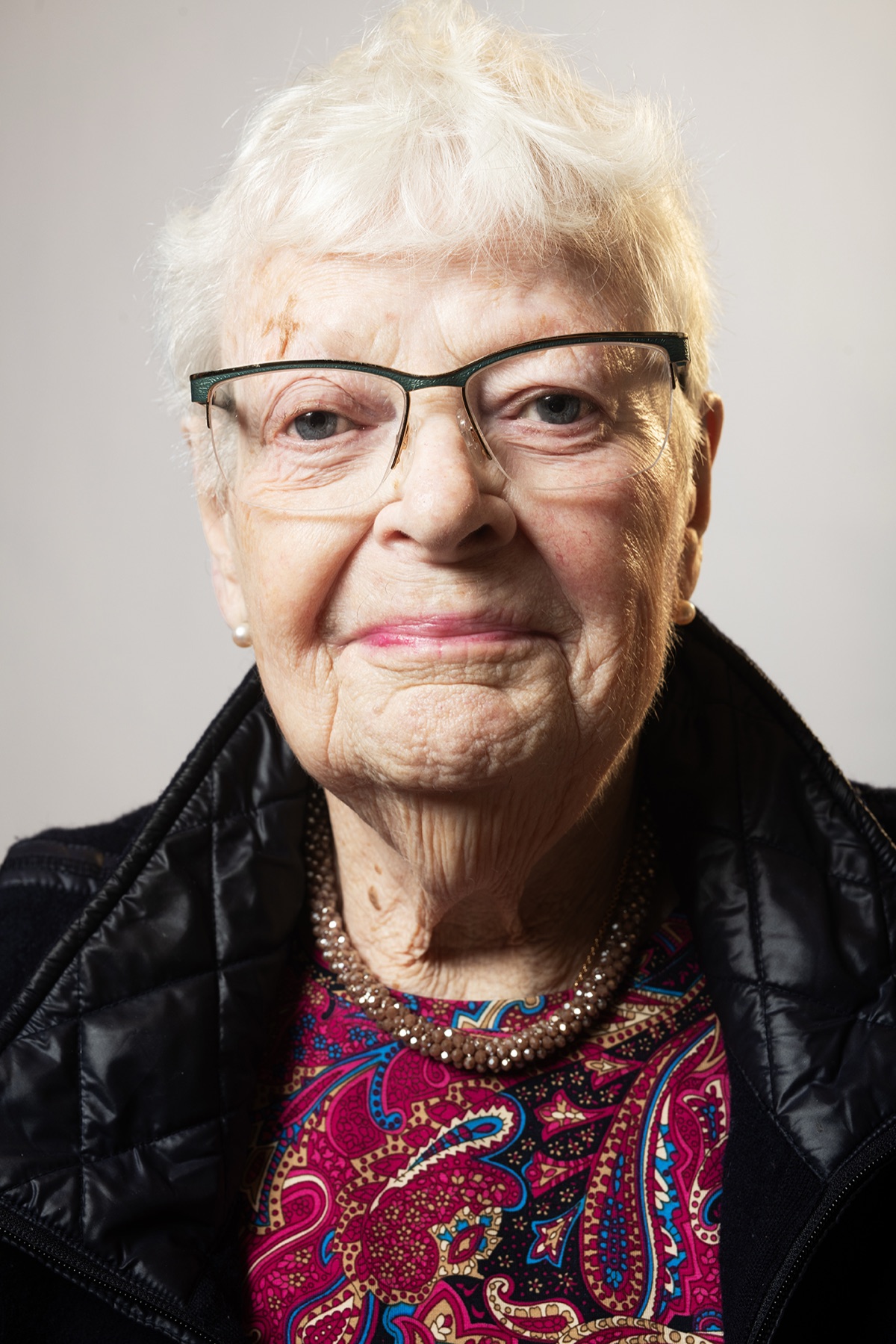 Portret van een bewoner in de schijnwerpers